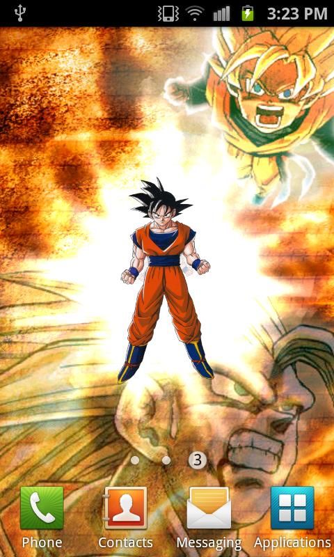 Live Wallpaper For Goku And Super Saiyan Fans This