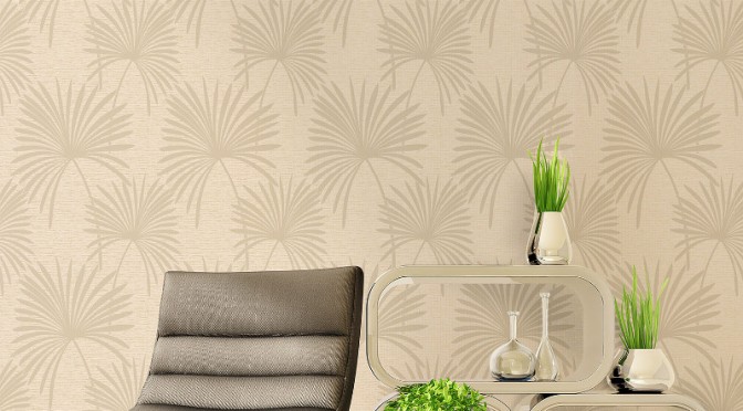 Crown Tropicana Palm Wallpaper Natural
