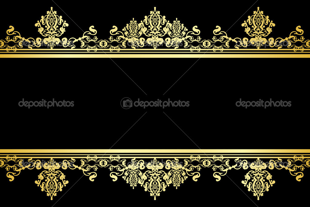Elegant Black And Gold Wallpaper Wide HDblackwallpaper