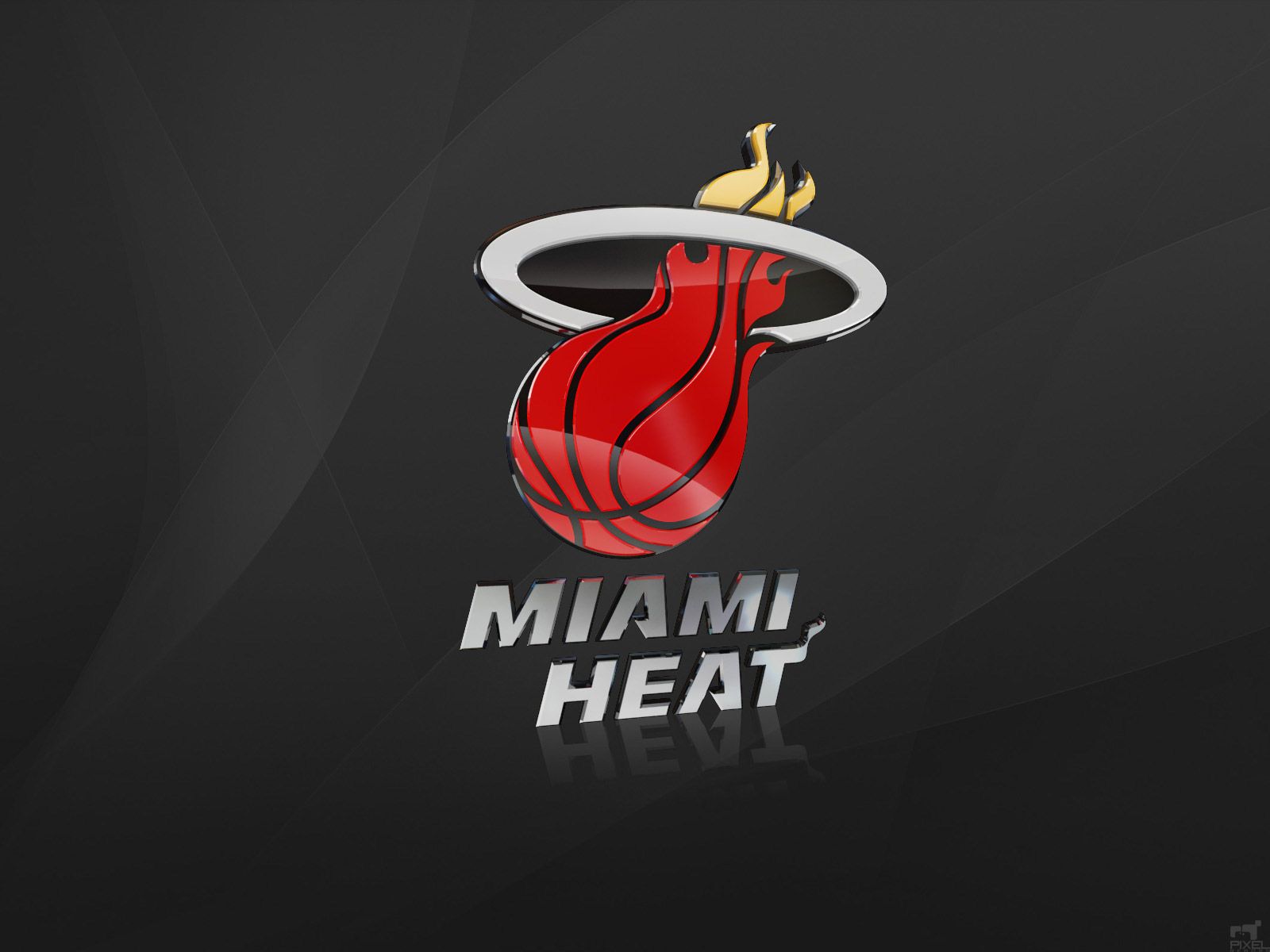 Miami Heat 3d Logo HD Wallpaper Background Genovic