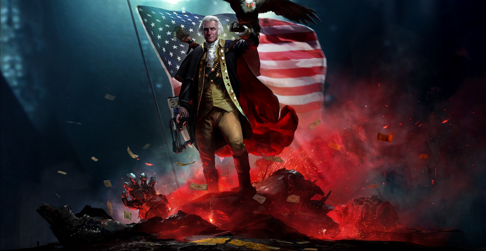 Celebrate Labor Day On Xbox With Badass George Washington Crushing A