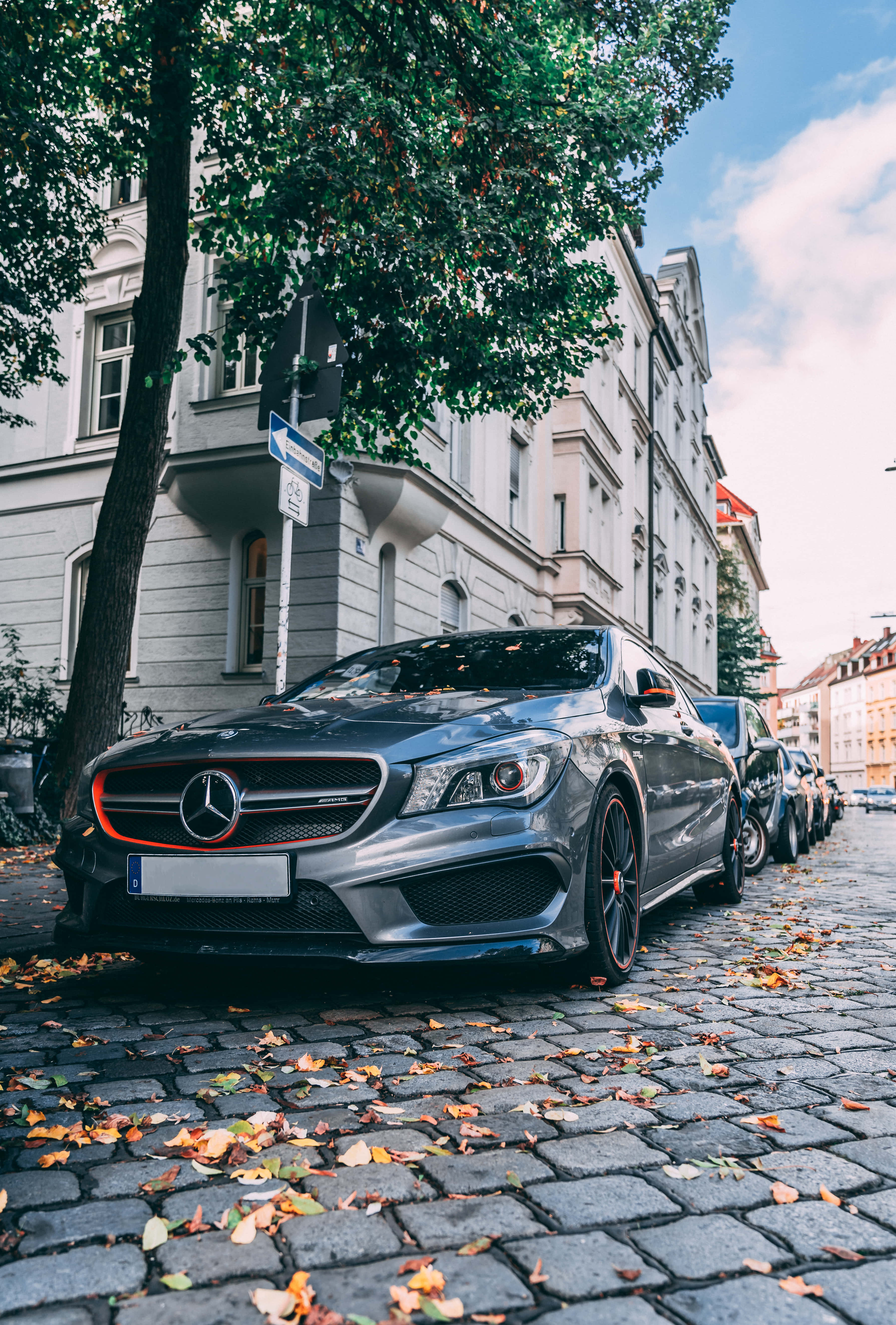 iPhone X Mercedes Background Wallpaper