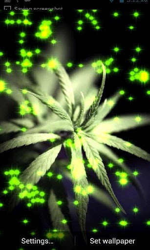 Bigger Trippy Weed Marijuana Lwp For Android Screenshot