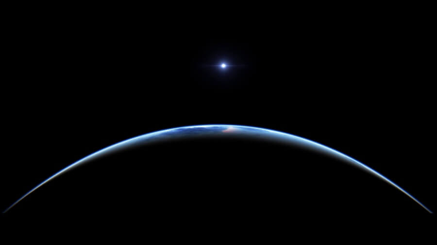 Earth at Night view from space 4K wallpaper