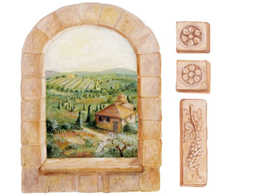 Wallies Tuscan Window Wallpaper Mural