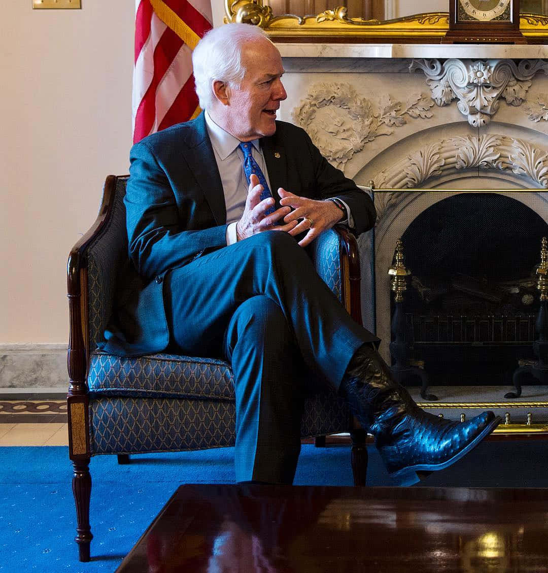 John Cornyn Laughing Wallpaper