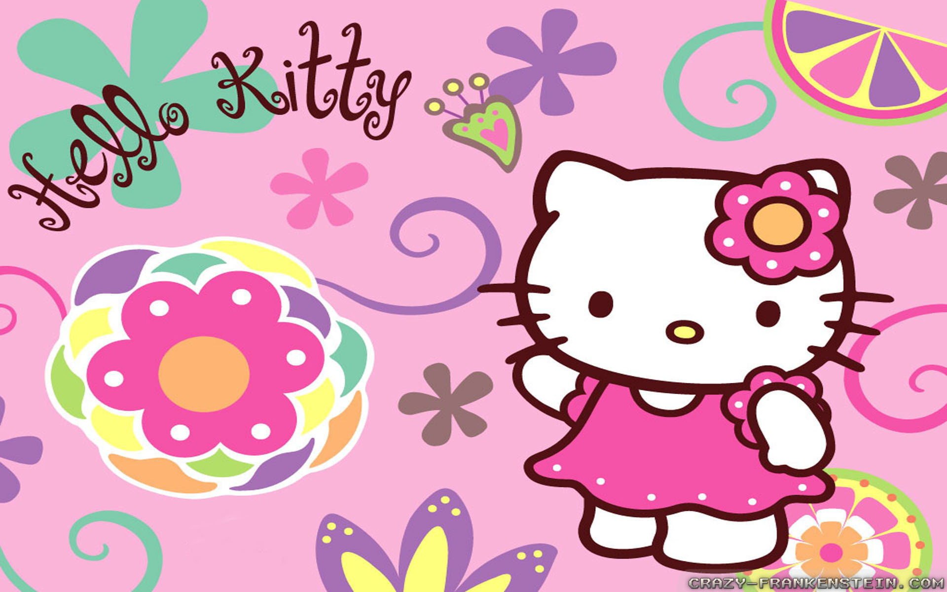 Wallpaper Cartoons Hello Kitty Desktop