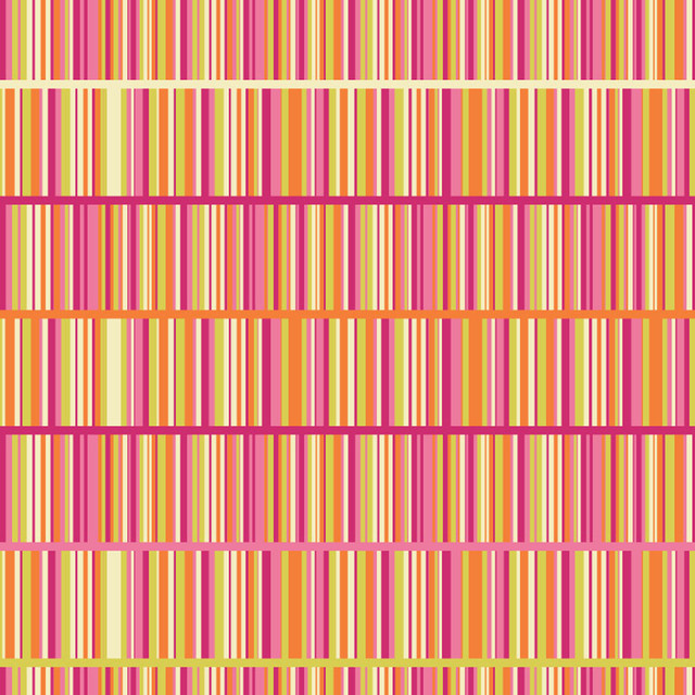 Book Stripe Bright Pink Wall Mural Contemporary Wallpaper By