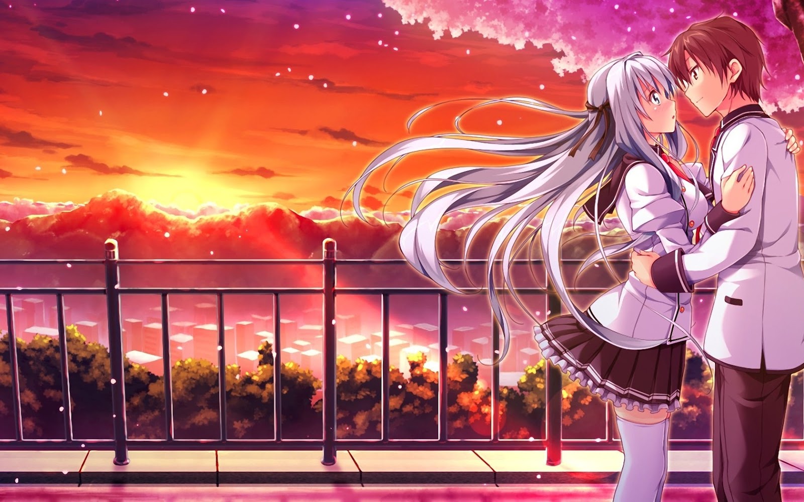 76+ Romantic Anime Wallpaper on WallpaperSafari