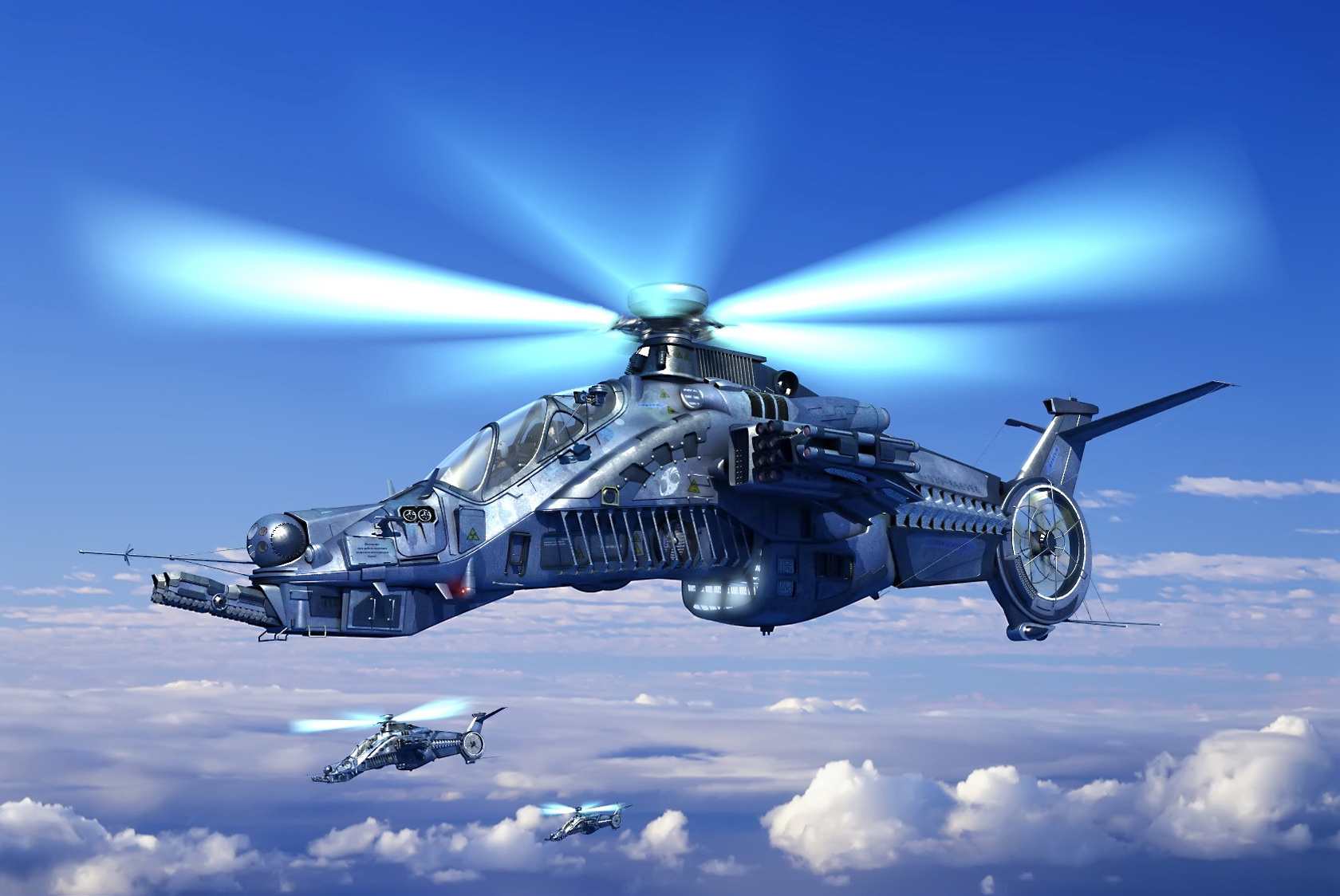 Wallpaper Helicopter Aviation