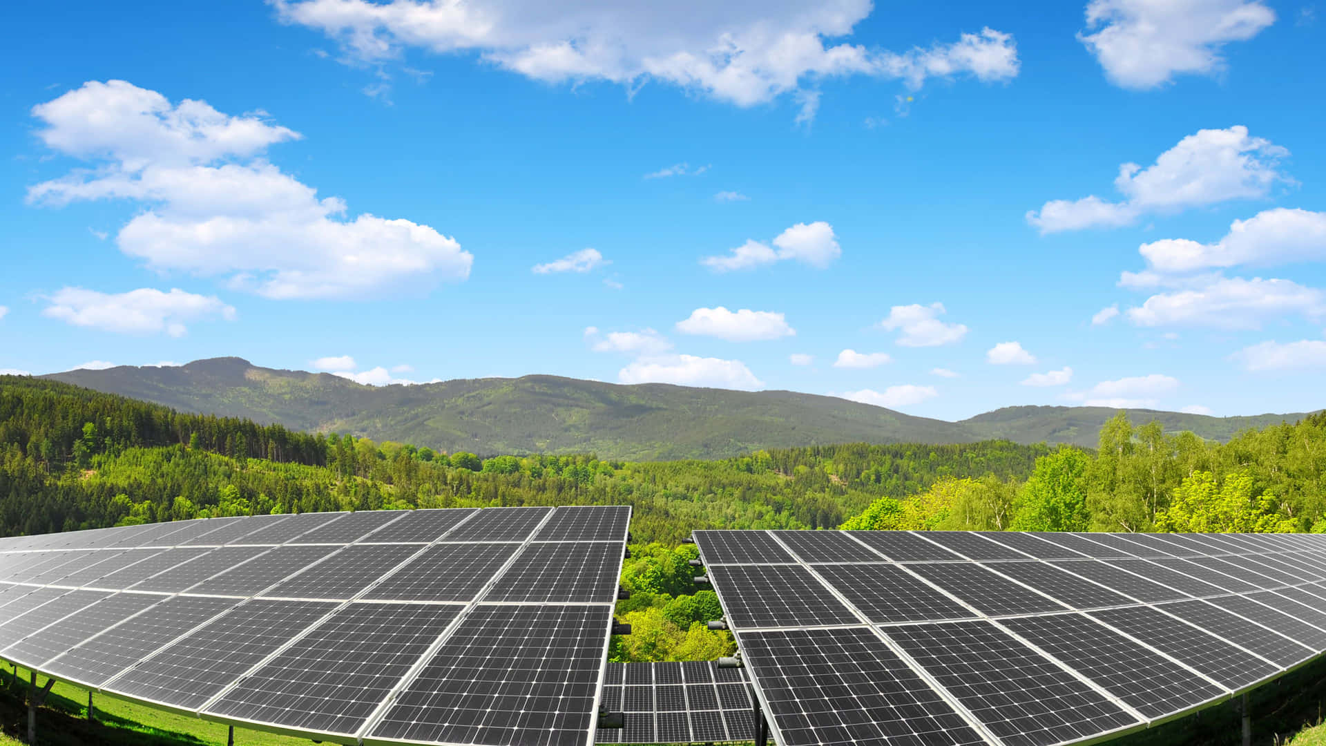 Solar Panel Background Wallpaper