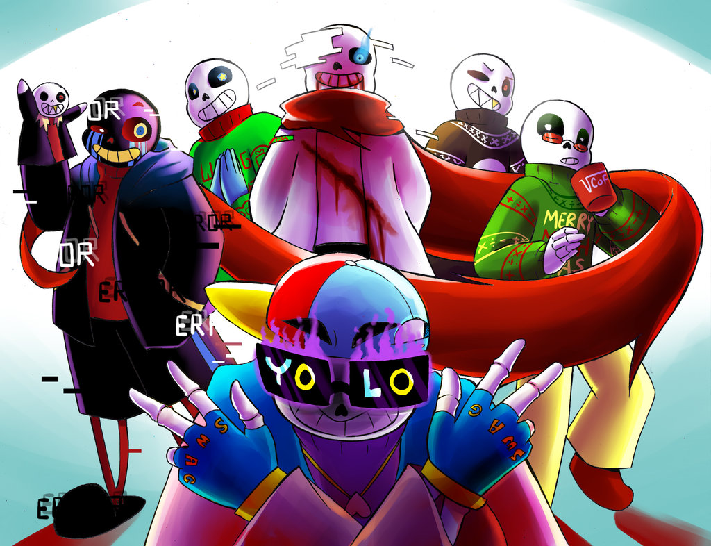 Yay i started DELTARUNE its my first Play and i have now wallpaper with Sans  AU  rUndertale
