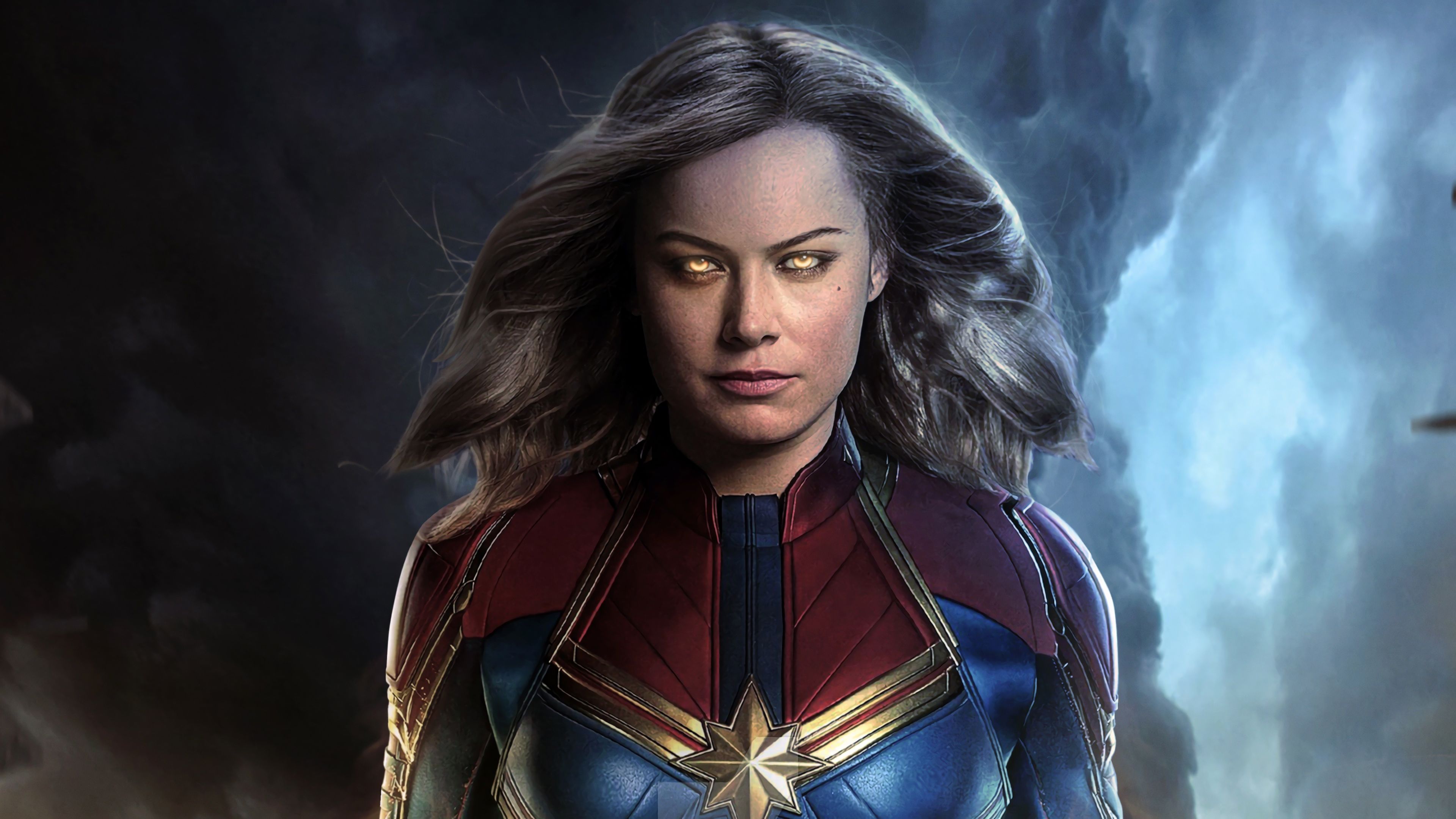 Captain Marvel Movie Brie Larson As Carol Danvers 4k