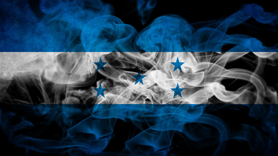 Honduras Flag Smokey Wallpaper By Obsessedwithsound