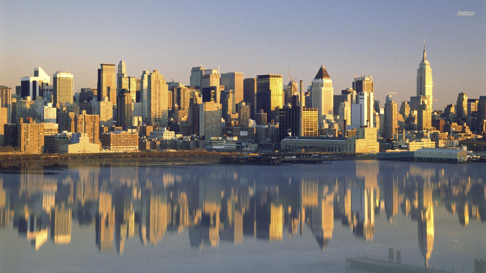 New York City Reflection Wallpaper