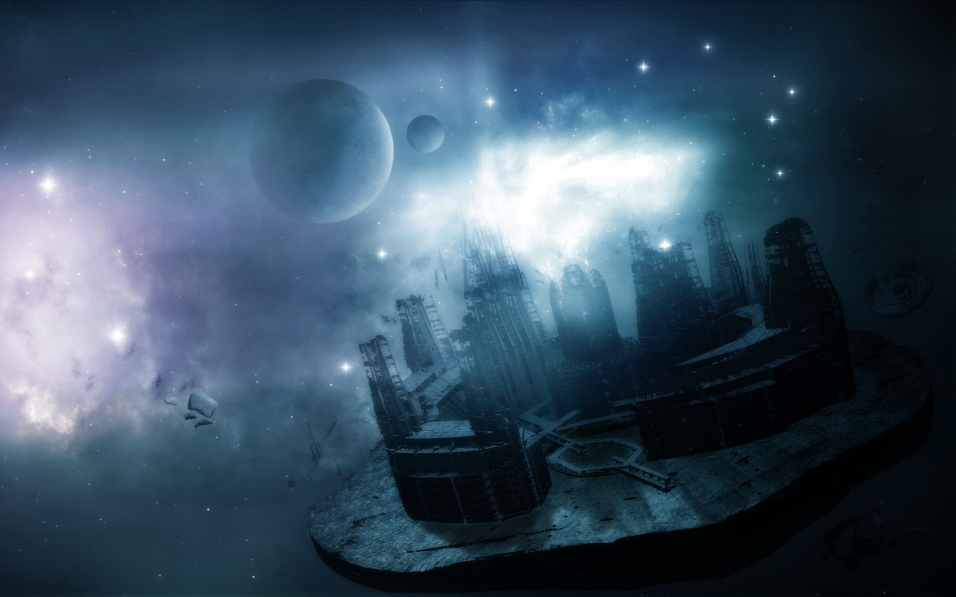  in spce future space planets desktop wallpaper screensaver background