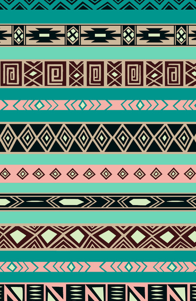 Aztec Tribal Pattern Art Print By Rexlambo Society6
