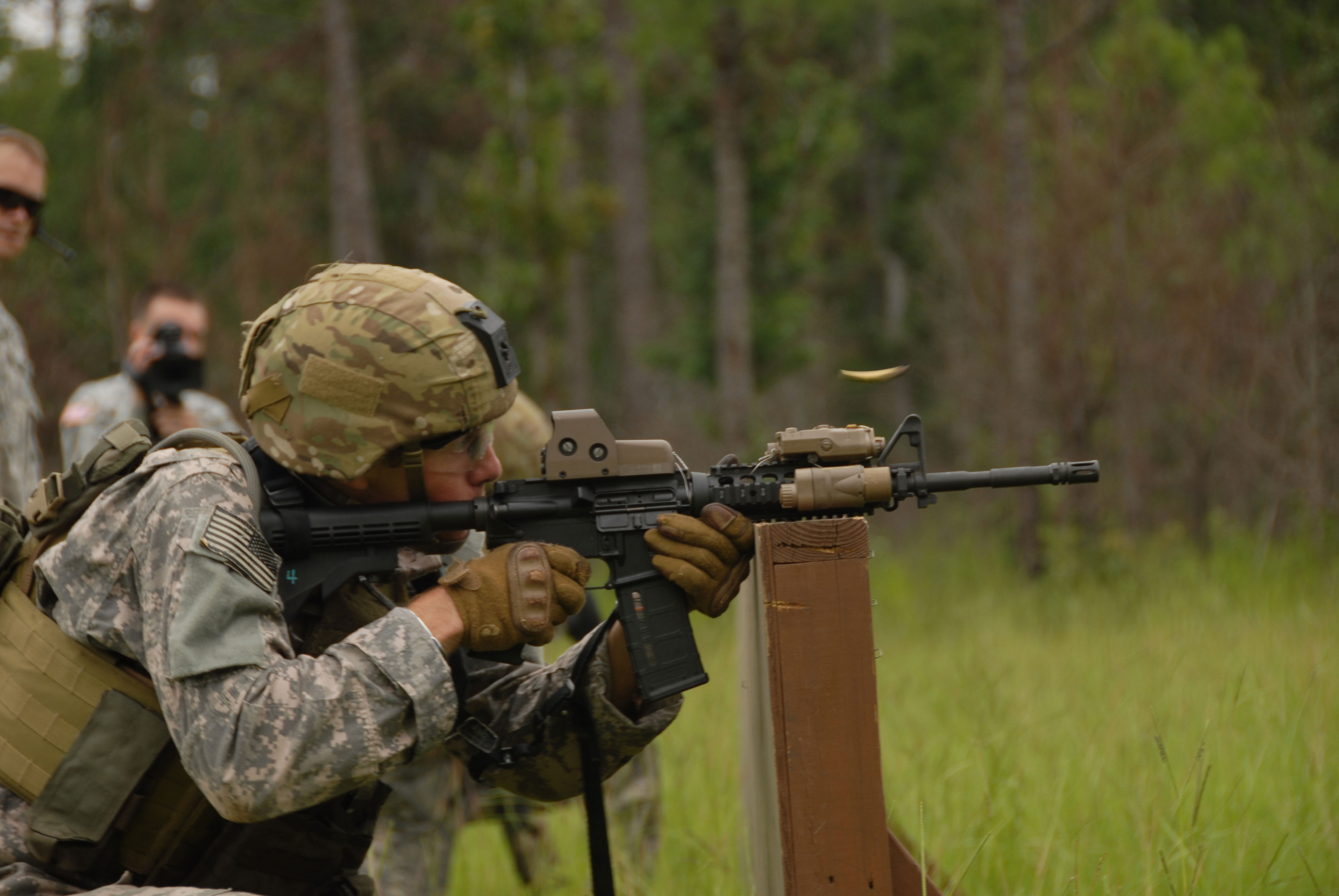Photo Army Ranger With M4a1