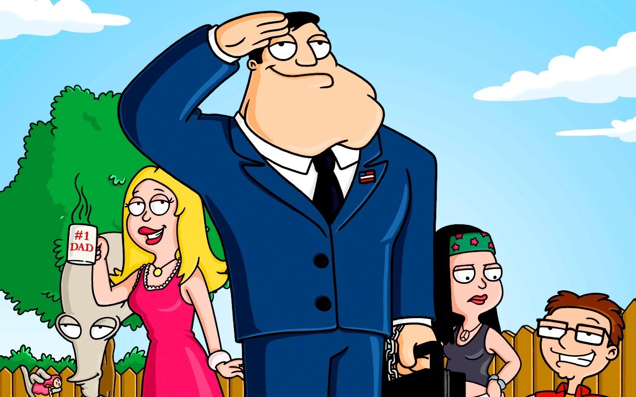 The Smith Family American Dad Wallpaper