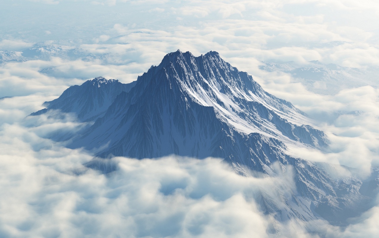 Mount Olympus Aerial Wallpaper