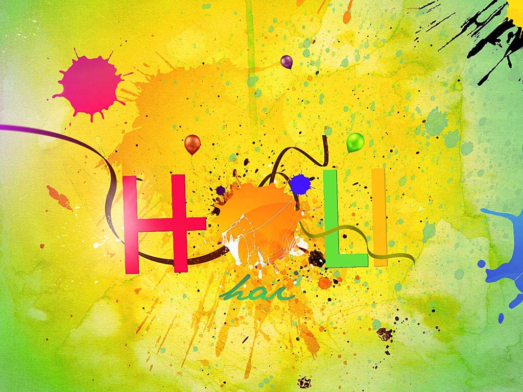 Holi Wishes Wallpaper Image