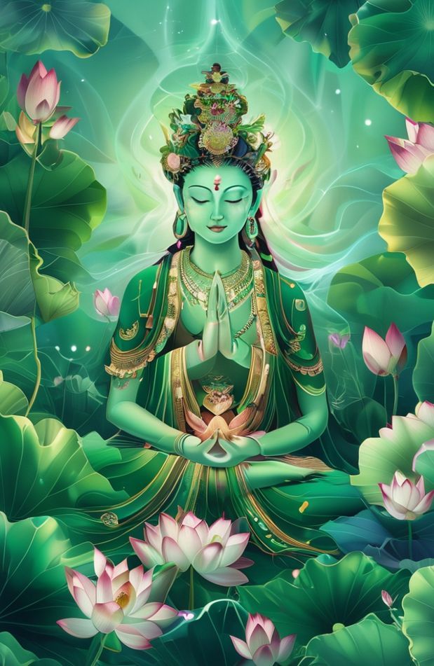 Green Tara Wallpaper