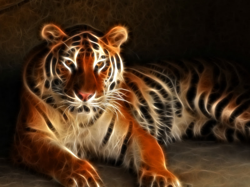 Neon Tiger Backgrounds