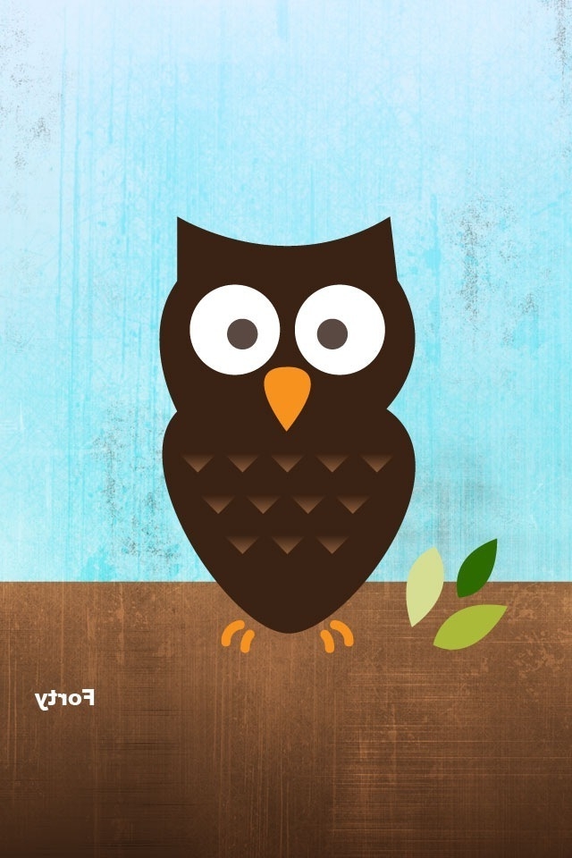 Figure Owls iPhone HD Wallpaper