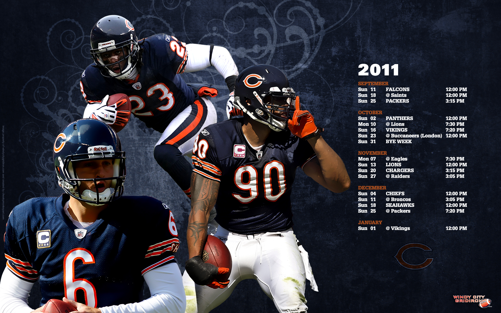 Post Chicago Bears Season Schedule Desktop