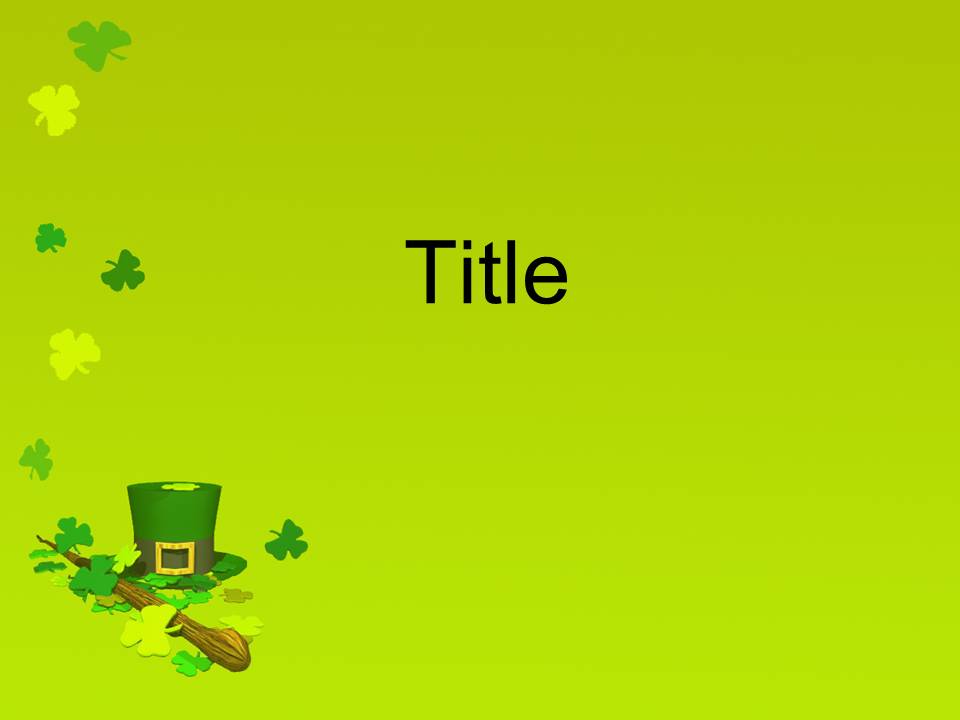 St Patrick S Day Powerpoint Template
