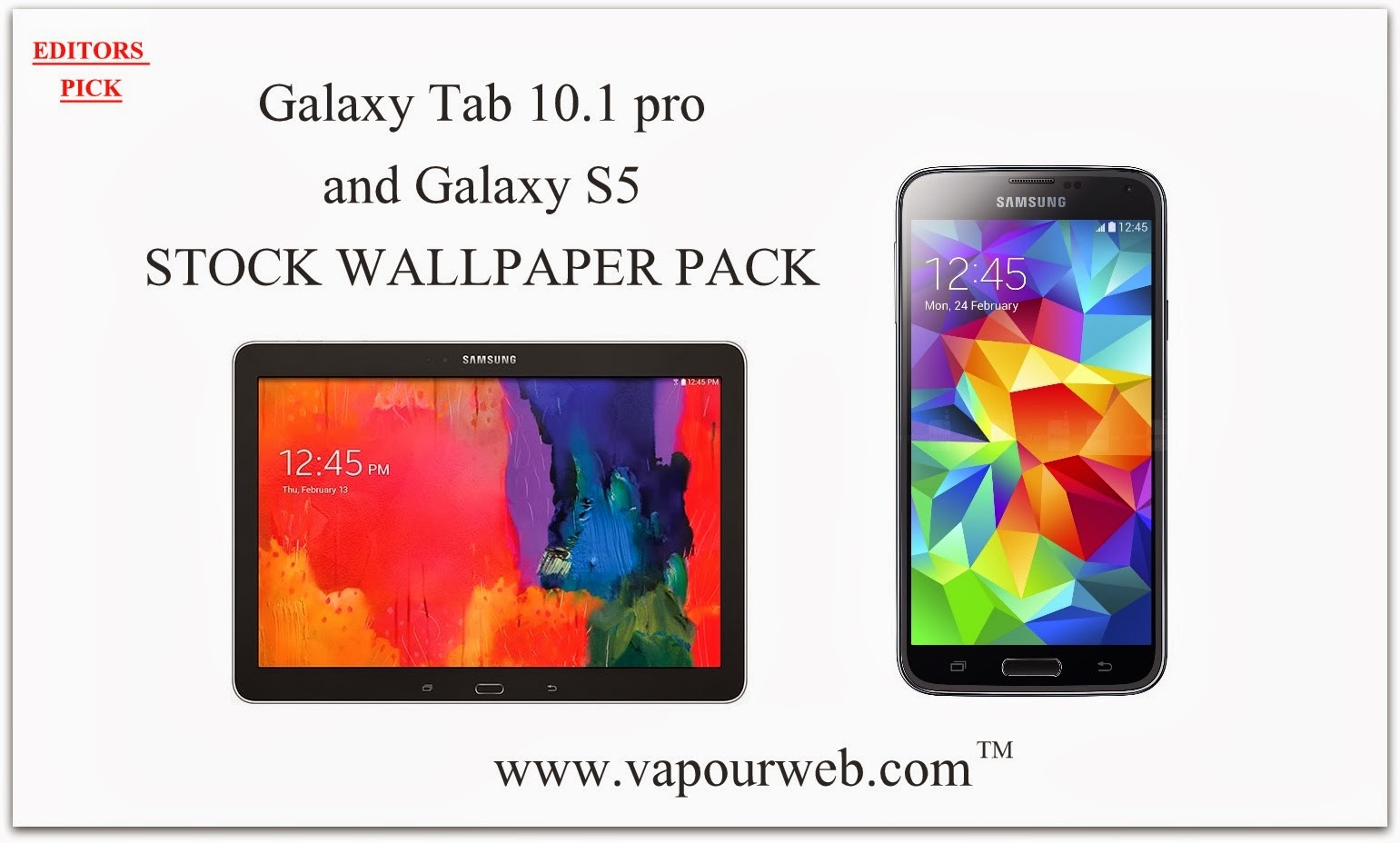 Vapourweb Galaxy Note S5 Stock Wallpaper Pack