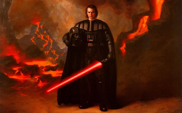 Luke Skywalker Vs Darth Vader Anakin Picture By Mynor