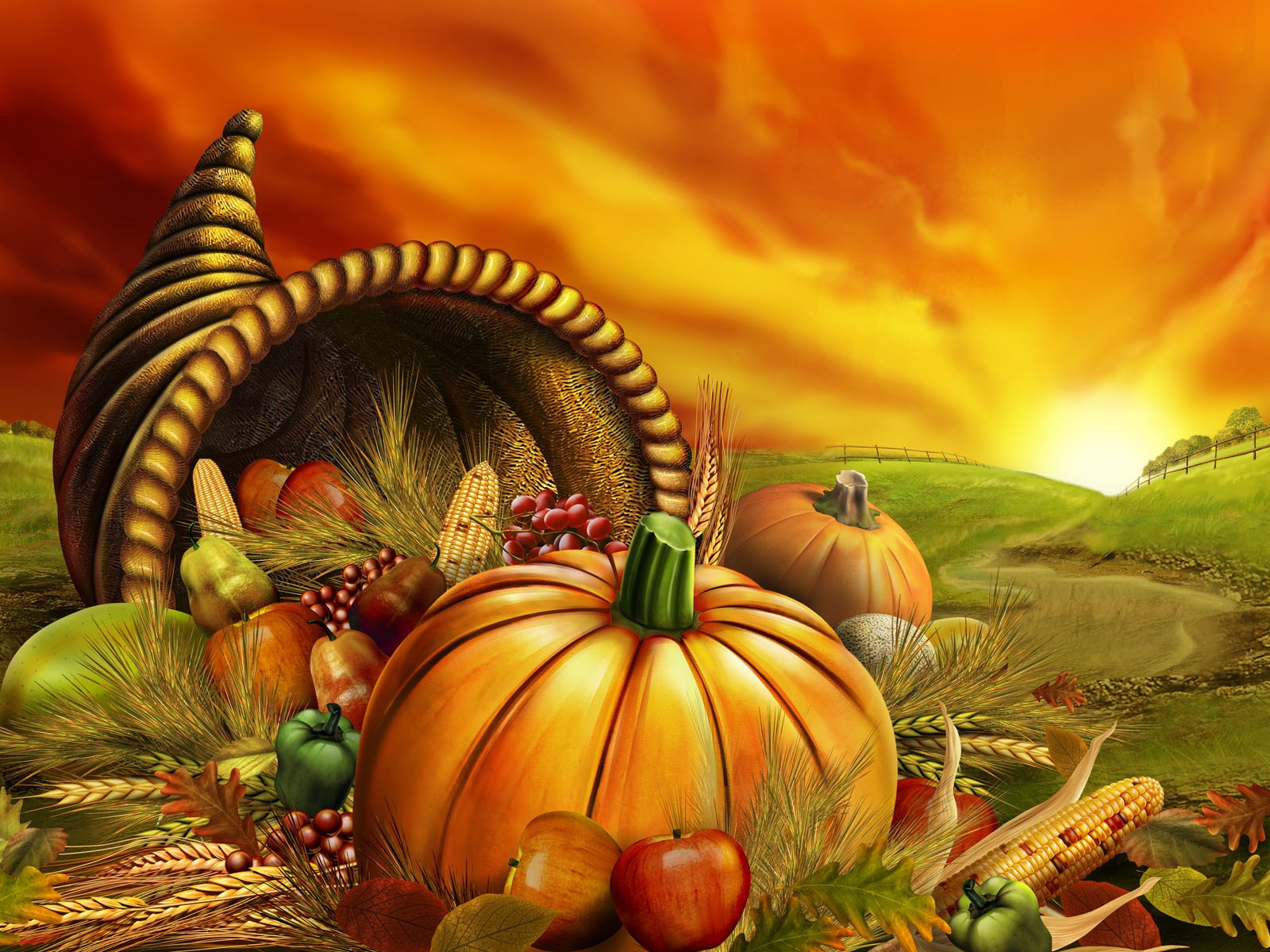 HD Funny Thanksgiving Background