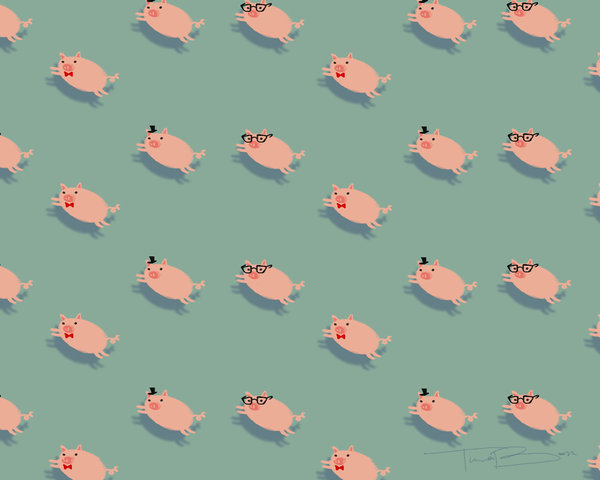 Mr Pig Wallpaper By Tun4f1sh