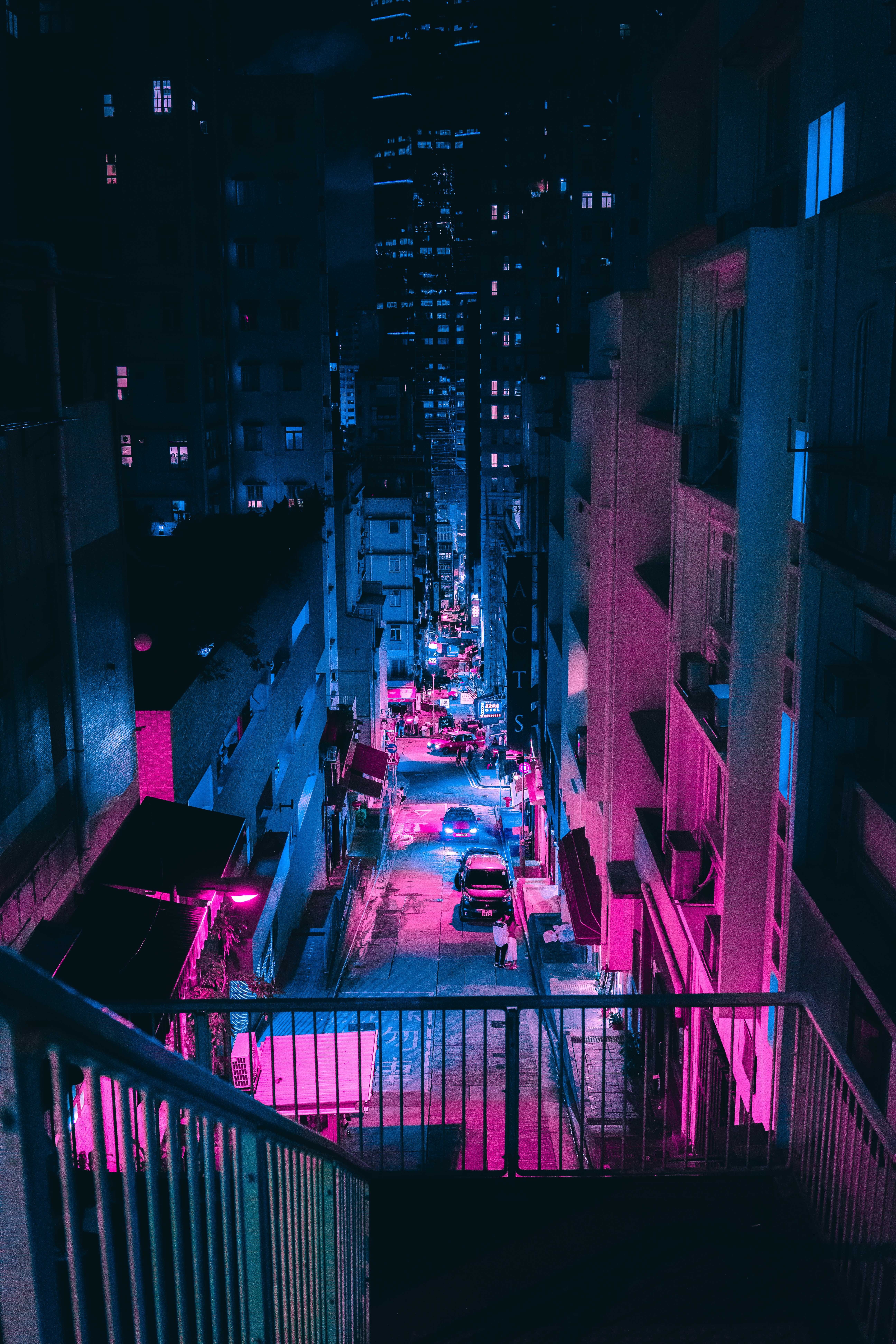 Neon Pink Aesthetic Wallpaper