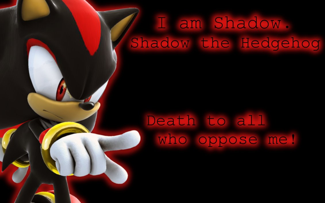 Shadow the Hedgehog Wallpaper by Xbox DS Gameboy on