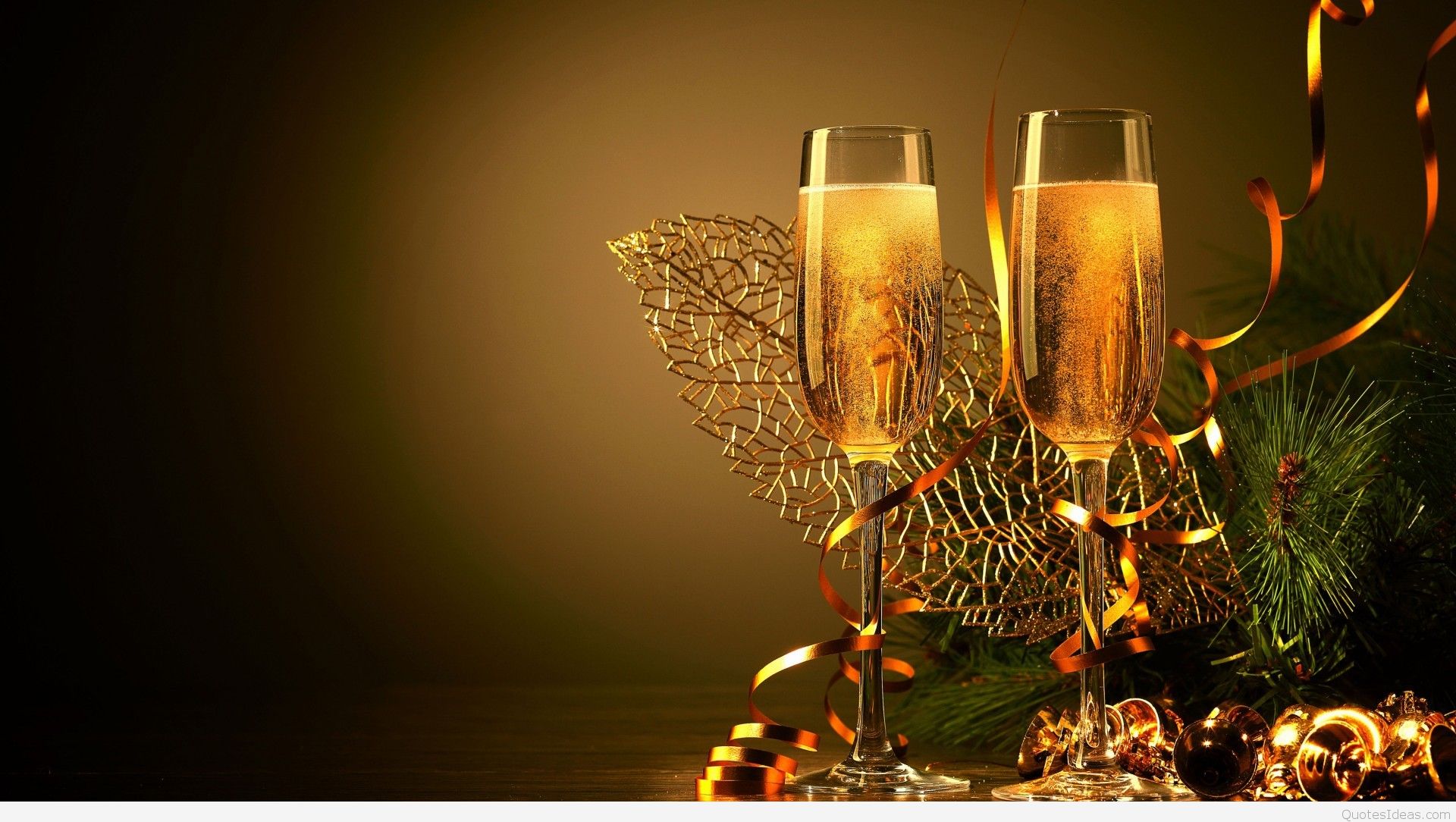 Top Happy New Year Champagne HD Wallpaper Background