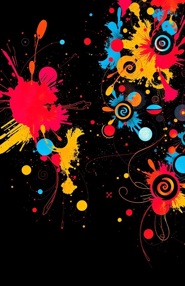 Beautiful Black Background Wallpaper