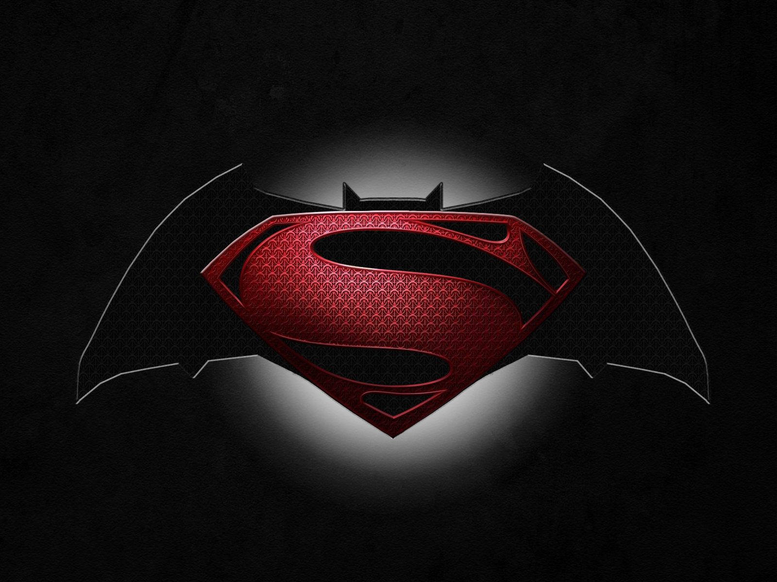 Cool Batman V Superman Symbol Wallpaper With