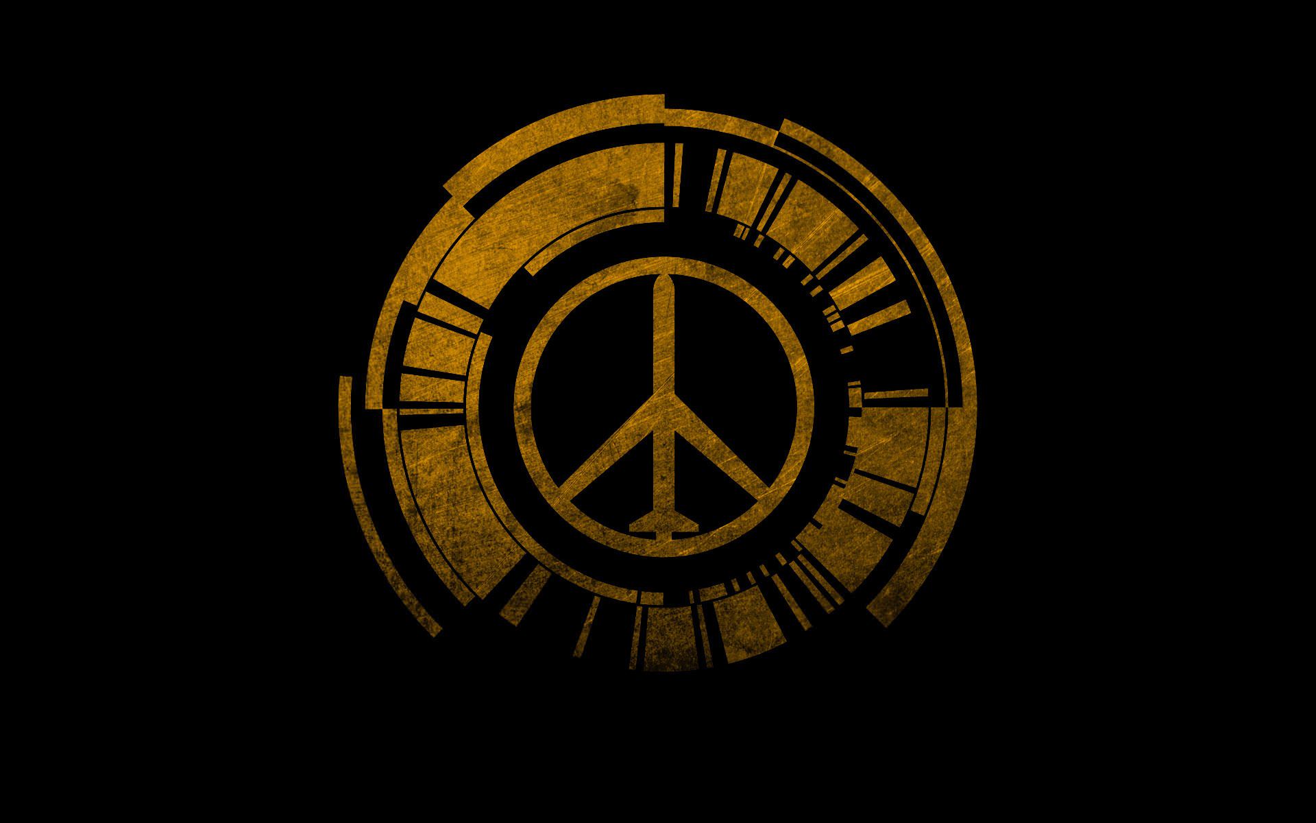 HD wallpaper Banksy Peace two person painting peace sign digital wallpaper   Wallpaper Flare