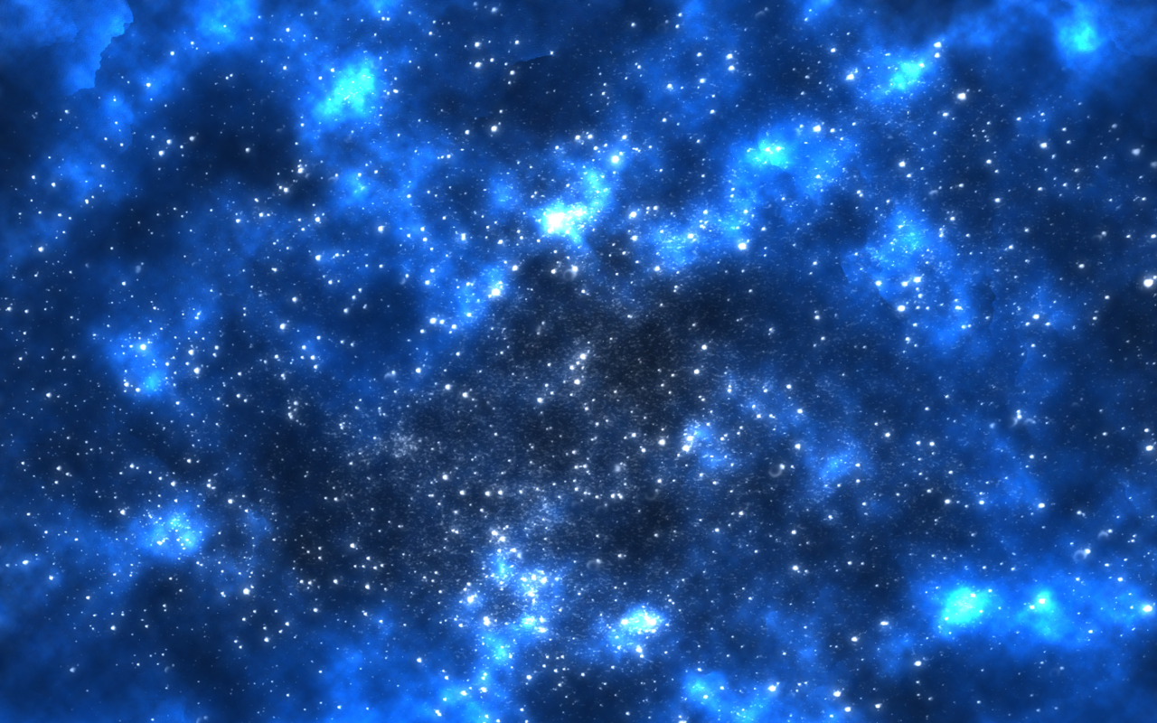 cool space background blue