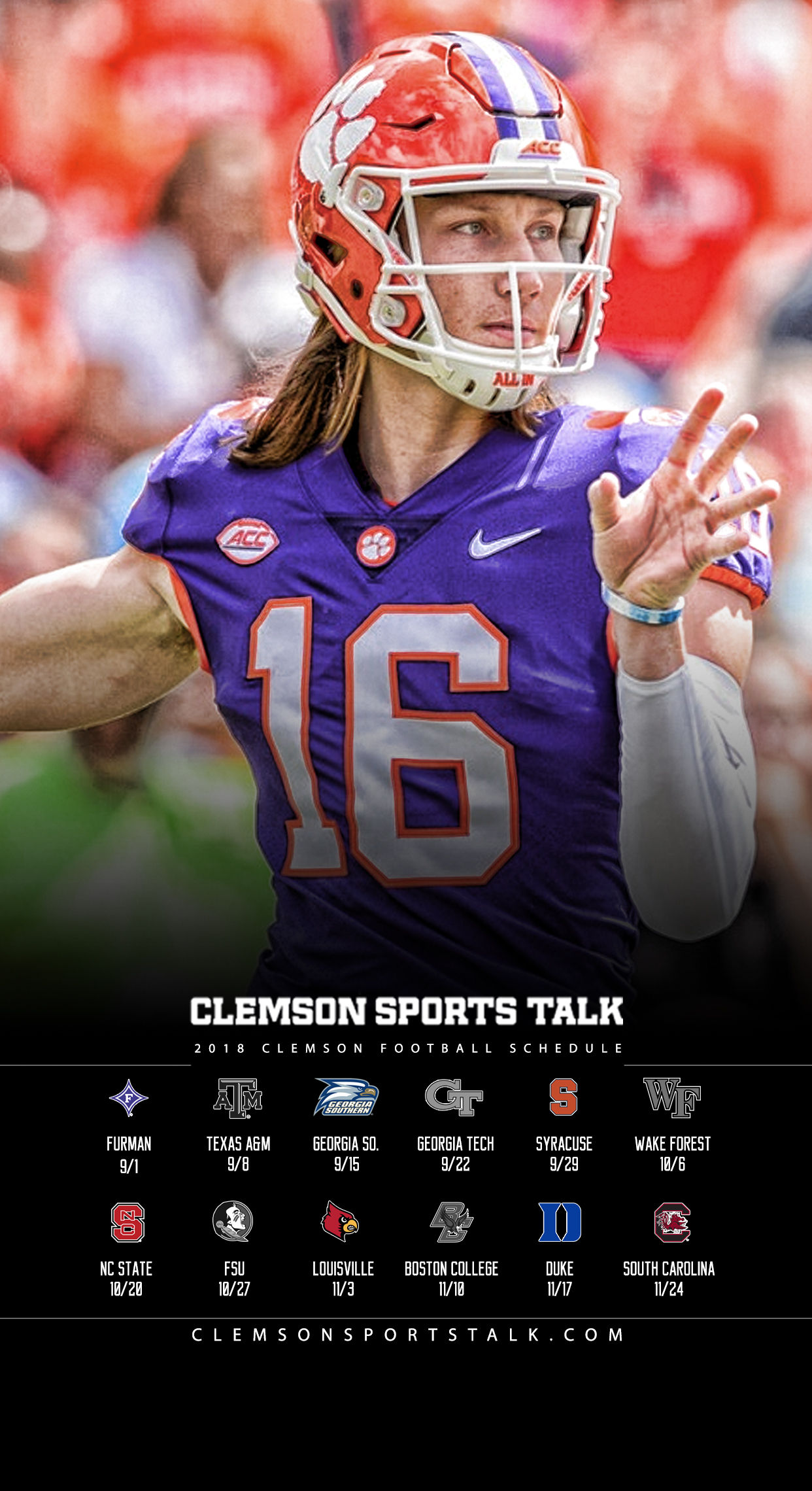 Clemson Football Wallpaper Sports Talk