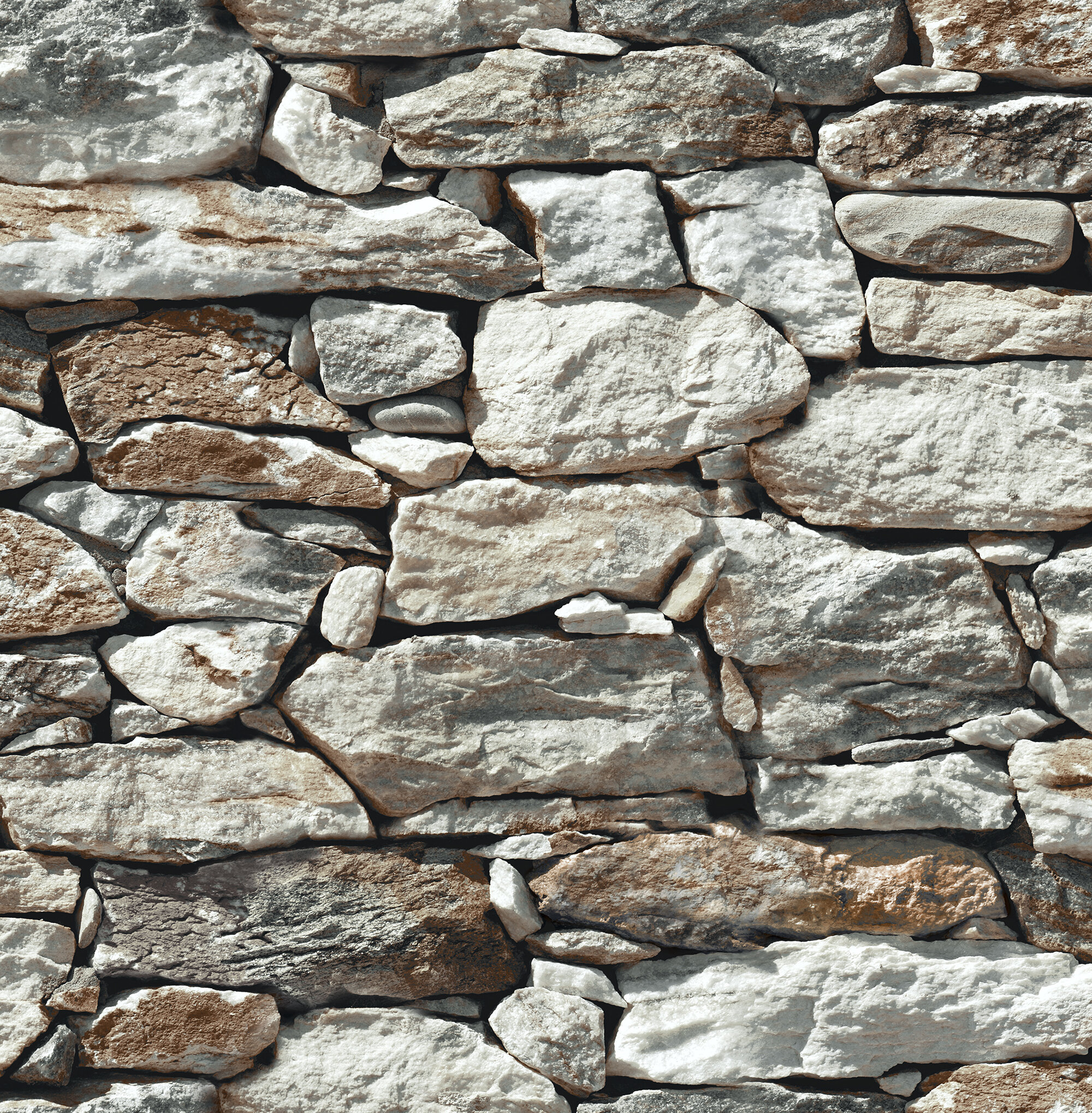 Millwood Pines Fawley Stonewall L X W Texture Wallpaper