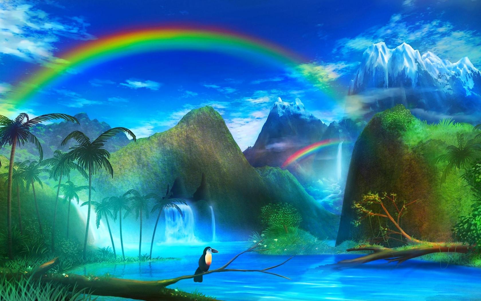 Land Of Rainbows Wallpaper HD