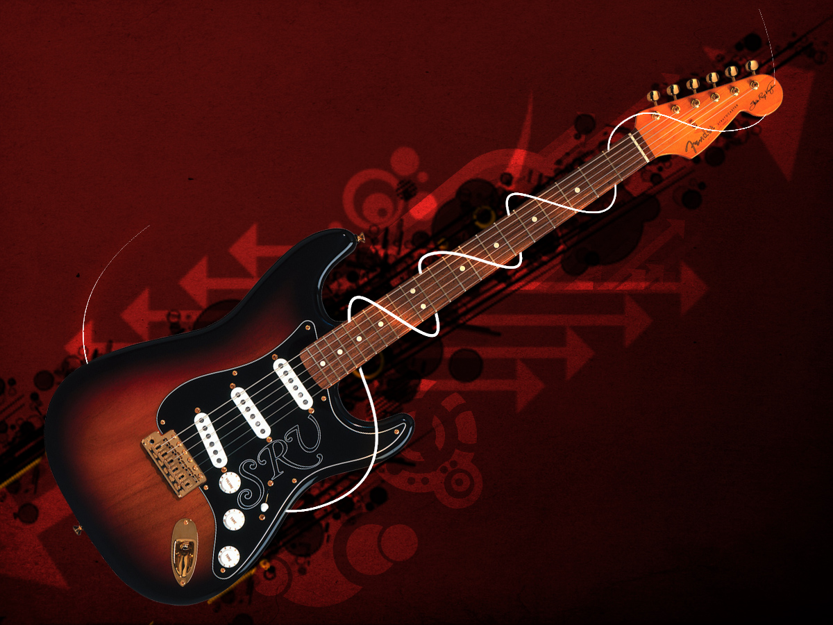 stevie ray vaughan guitar by TL Designz on