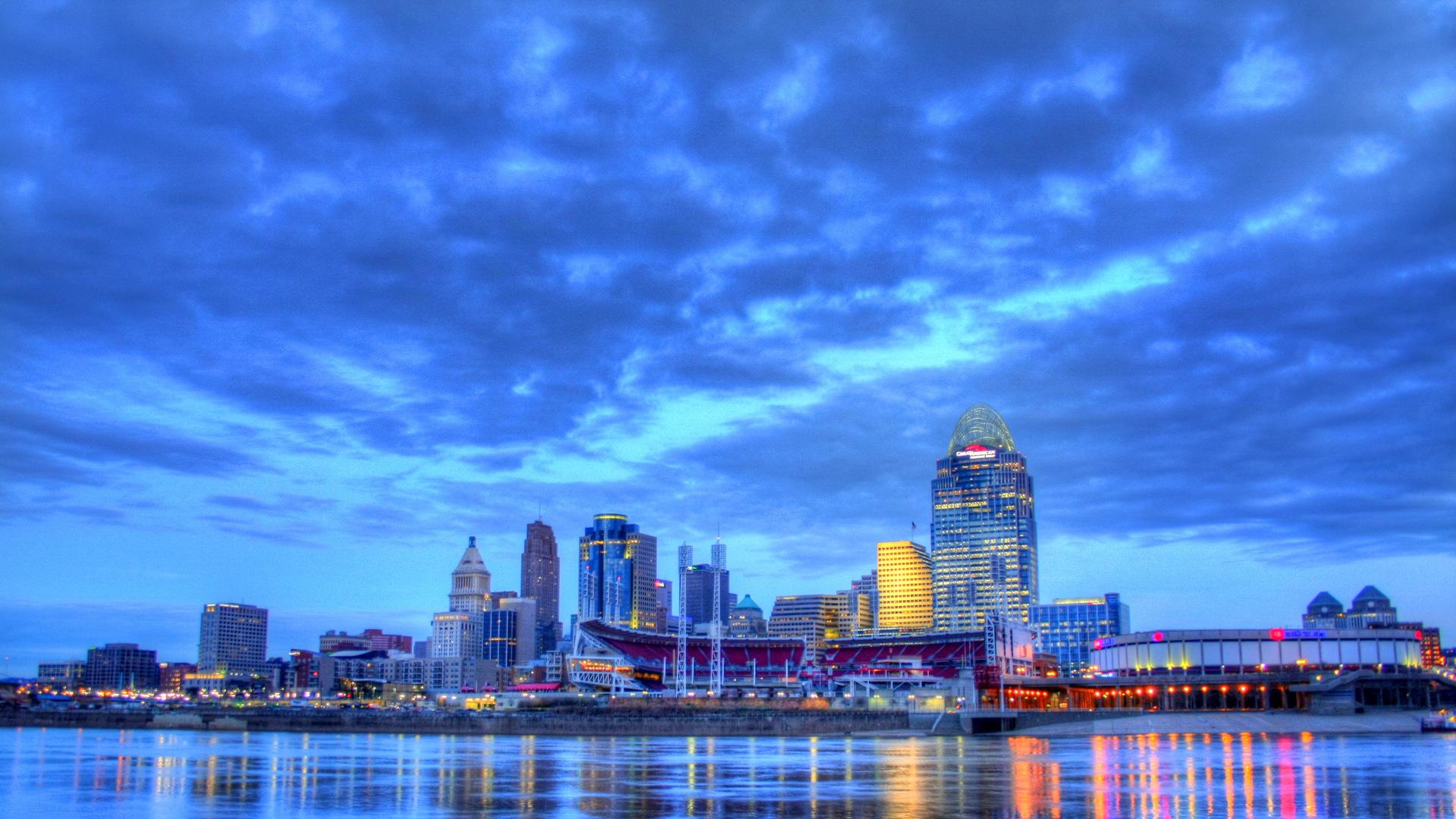 Beautiful Nashville Tennessee Riverfront HDr Hq Wallpaper
