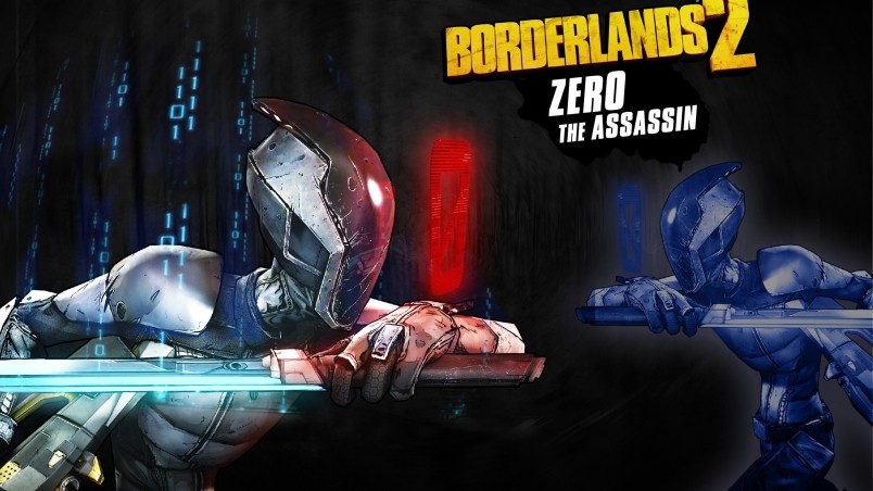 Zero The Assassin Borderlands 2 HD Wallpaper   WallpaperFX