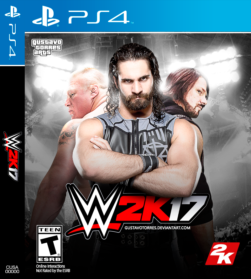 Wwe 2k17 Cover By Gustavotorres