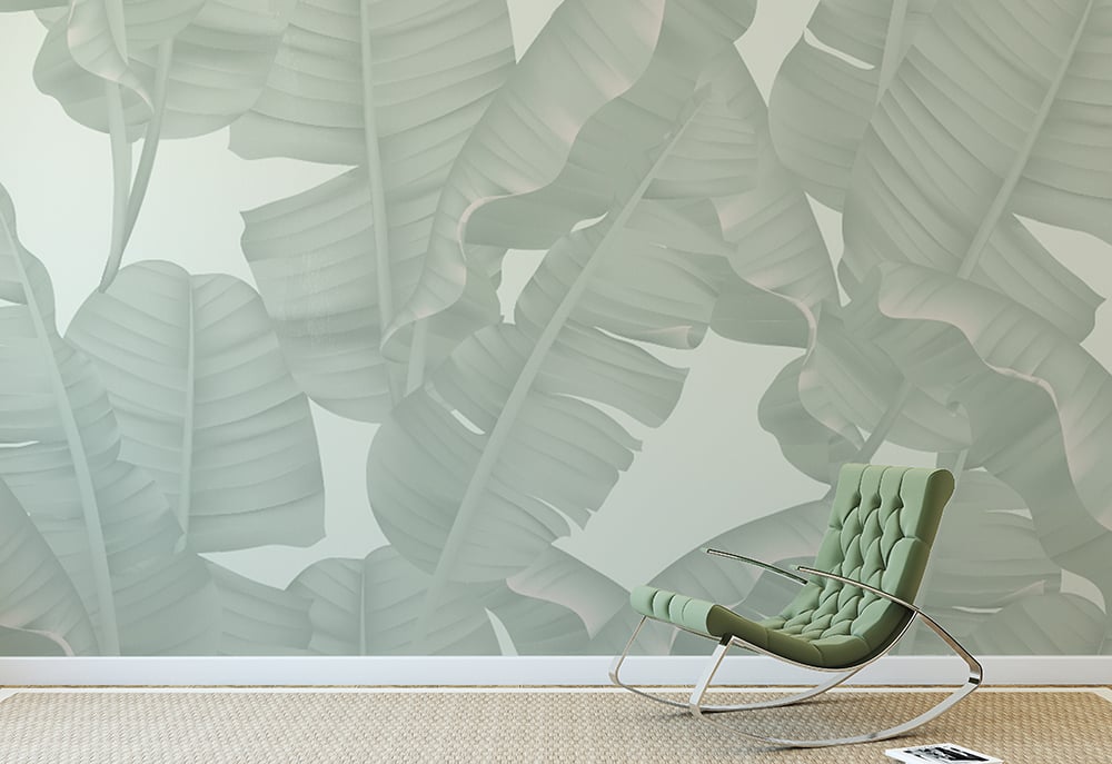 How Banana Leaf Wallpaper Transforms Home Spaces