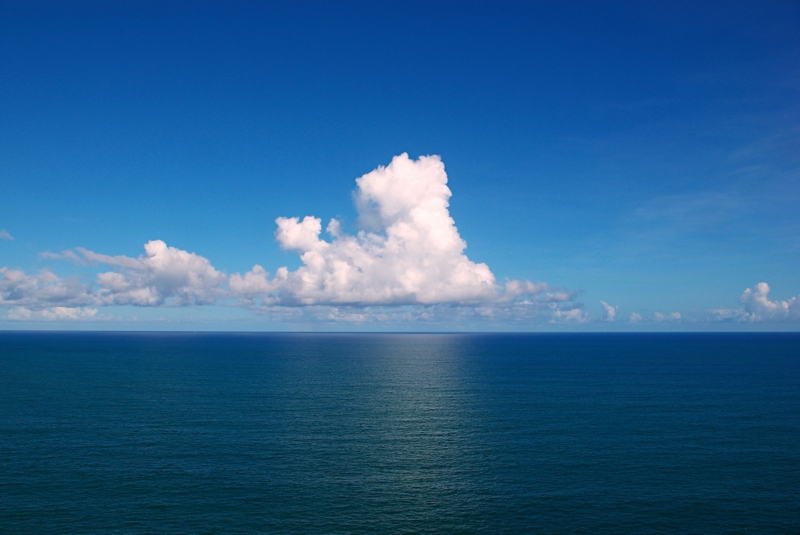 Ocean Clouds Horizon Wallpaper Oceans